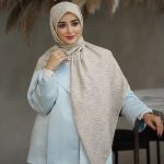 روسری نخی مدل پریسان کرم