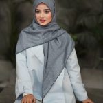 روسری نخی مدل نیلا طوسی