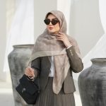 روسری نخی مدل ال وی نسکافه ای