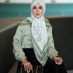 روسری نخی مدل دهکده سبز