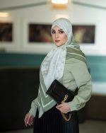 روسری نخی مدل دهکده سبز - Image 2