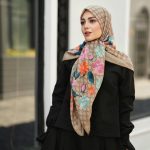 روسری نخی مدل ماهین