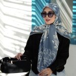 روسری نخی مدل ابرا