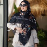 روسری نخی مدل نگار
