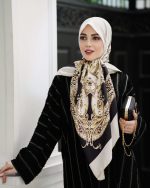 روسری ابریشم مجلسی توییل مدل سما - Image 2