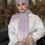 روسری نخی مدل ثنا پوست پیازی