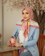 روسری ابریشم مجلسی توییل مدل اکسسوری