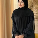 روسری مشکی دنیز منگوله دار