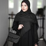 روسری وال نخ مشکی