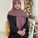 روسری سوپر نخ تک رنگ کالباسی