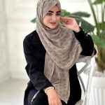 شال طرح دار مجلسی مدل دیور موکا