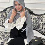 شال طرحدار مجلسی مدل گوچی طوسی