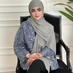 شال طرحدار مجلسی مدل لمه طوسی