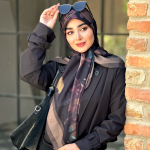 روسری نخی مدل هلیا قواره ۱۱۰