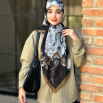روسری نخی مدل افرا
