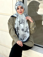 روسری نخی مدل یارا ذغالی