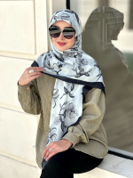 روسری نخی مدل یارا ذغالی - Image 2