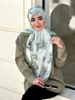 روسری نخی مدل یارا سبز