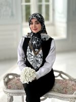 روسری نخی مدل لنا قواره 110