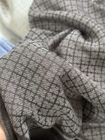 روسری ابریشم نخ ژاکارد مجلسی قواره 110 قهوه ای شکلاتی - Image 3