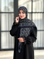 روسری نخی مدل لونا مشکی