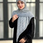 روسری نخی مدل لونا طوسی