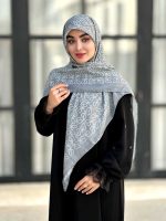 روسری نخی مدل لونا طوسی