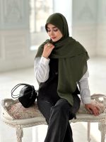 روسری آرامش سبز حنایی