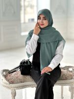 روسری آرامش سبز مریم گلی