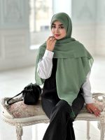 روسری آرامش سبز پاستیلی