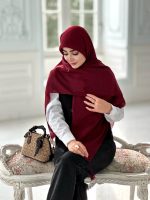 روسری آرامش زرشکی - Image 2