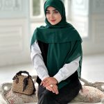 روسری آرامش سبز زمردی