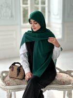 روسری آرامش سبز زمردی - Image 2