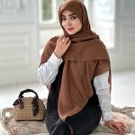 روسری آرامش شکلاتی