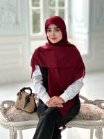 روسری آرامش زرشکی