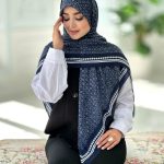 روسری نخی مدل نارون