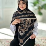 روسری نخی مدل ماهرو