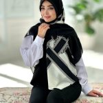 روسری نخی مدل کلاسیک نخی