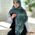 روسری نخی مدل حسنا کله غازی