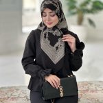 روسری مشکی کد003
