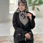 روسری مشکی کد004