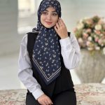 روسری نخی مدل گلناز قواره 110
