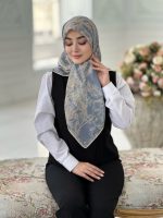 روسری نخی مدل مدل ترنم قواره 110 - Image 2