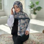 روسری نخی مدل نیل