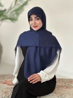 روسری ابریشم نخ ژاکارد مجلسی مدل روناک - Image 9