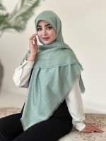 روسری ابریشم نخ ژاکارد مجلسی مدل روناک - Image 5