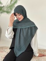 روسری ابریشم نخ ژاکارد مجلسی مدل روناک - Image 6