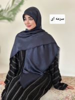 روسری نخ ابریشم ژاکارد مجلسی مدل رز - Image 9