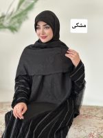 روسری نخ ابریشم ژاکارد مجلسی مدل رز - Image 12