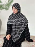 روسری نخی لمه دار مدل جی وان - Image 2